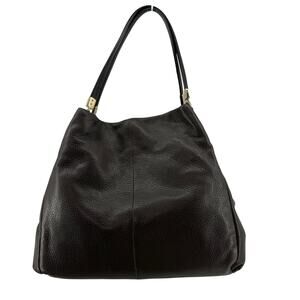 Coach Madison Leather Small Phoebe Shoulder Bag Pebble Grain